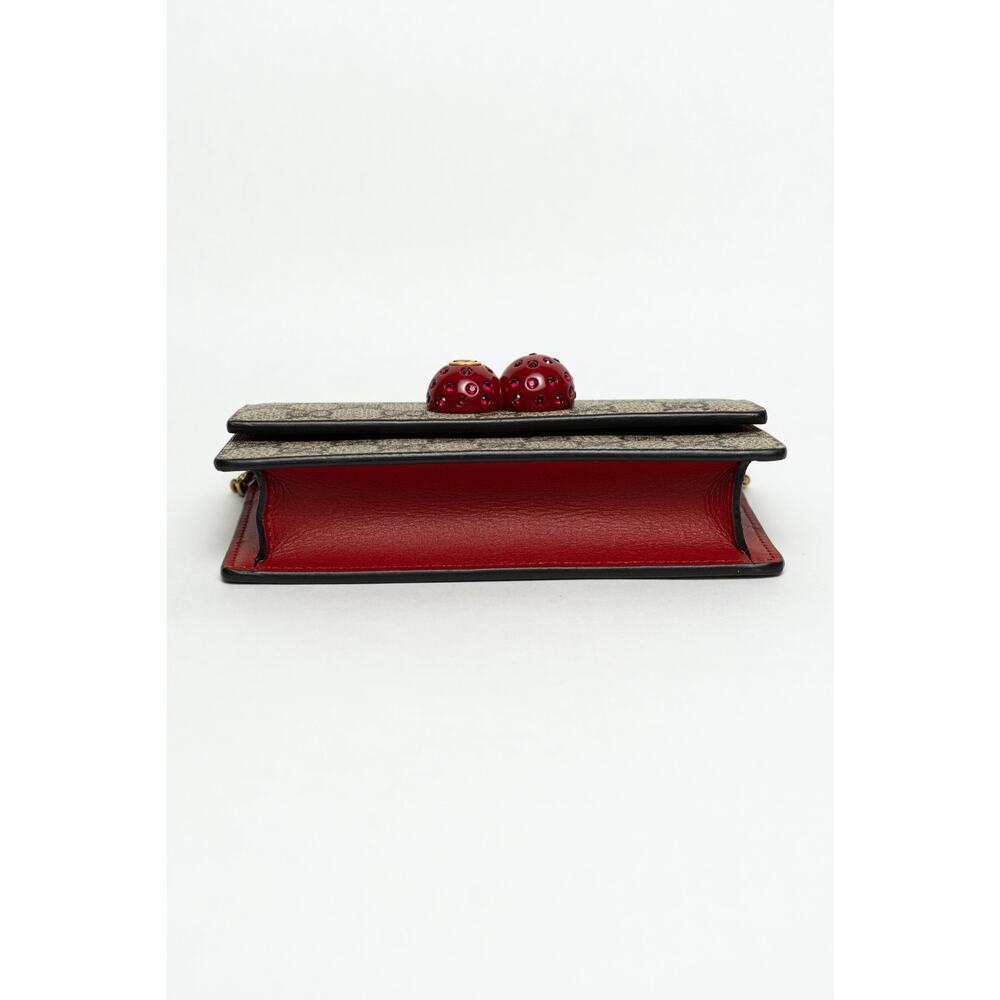 Gucci GG Supreme Monogram Mini Cherry Chain Bag - Picture 3 of 8